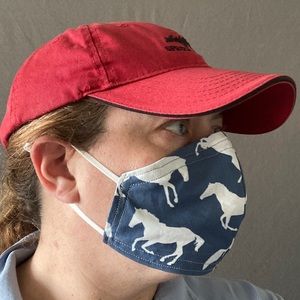 Double Sided Cotton Cloth Equestrian Masks